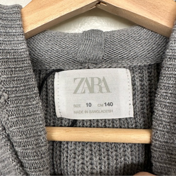 Zara Hooded Sweater Size 10 - Picture 5 of 6